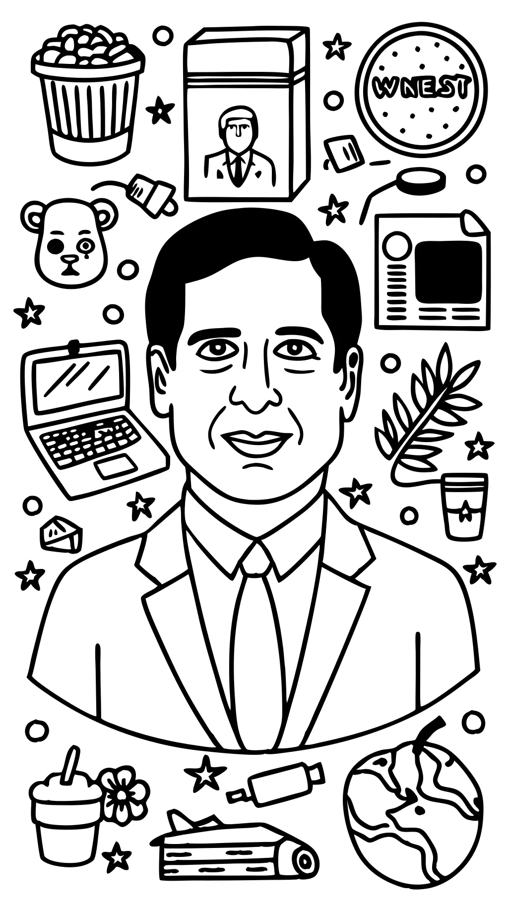 the office coloring pages